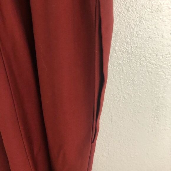 Olivaceous shirred top spaghetti strap Rust jumpsuit size S. New with tags - Picture 5 of 5